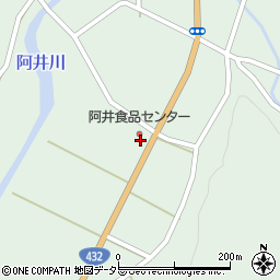 阿井食品センター周辺の地図