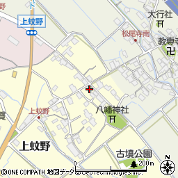 滋賀県愛知郡愛荘町上蚊野466周辺の地図
