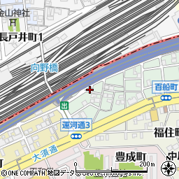 愛知県名古屋市中川区百船町27-5周辺の地図