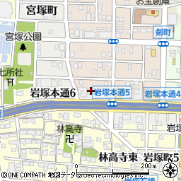 パルスモ名古屋営業所周辺の地図