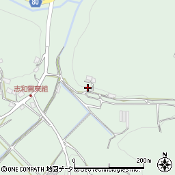 京都府南丹市日吉町志和賀倉掛周辺の地図