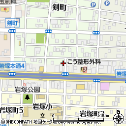 愛知県名古屋市中村区剣町310周辺の地図
