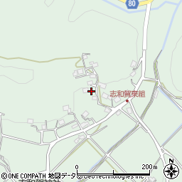 京都府南丹市日吉町志和賀西里周辺の地図