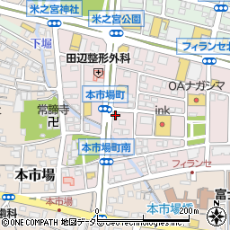 株式会社サニックス　富士営業所周辺の地図