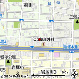 愛知県名古屋市中村区剣町306周辺の地図