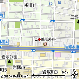 愛知県名古屋市中村区剣町306-3周辺の地図