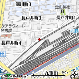 愛知県名古屋市中村区長戸井町周辺の地図