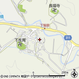 滋賀県大津市伊香立下龍華町328周辺の地図