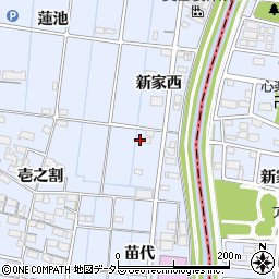 愛知県あま市七宝町伊福新家西47-3周辺の地図