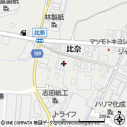 静岡県富士市比奈269周辺の地図