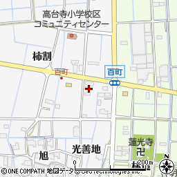 愛知県津島市百町柿割51周辺の地図