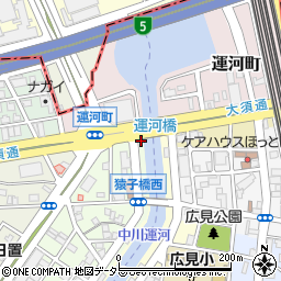 愛知県名古屋市中川区南平野町周辺の地図