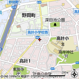 愛知県名古屋市名東区高針1丁目301周辺の地図