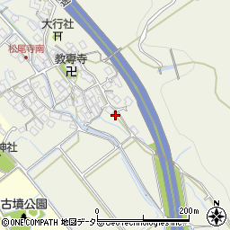 滋賀県愛知郡愛荘町松尾寺54周辺の地図