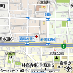 愛知県名古屋市中村区小鴨町247周辺の地図