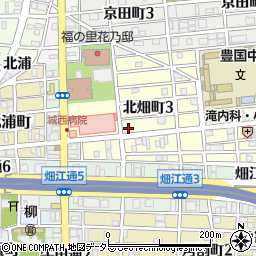 愛知県名古屋市中村区北畑町3丁目45周辺の地図