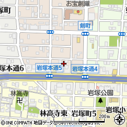 愛知県名古屋市中村区小鴨町245周辺の地図