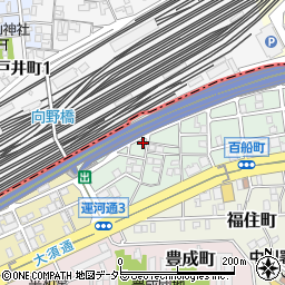 愛知県名古屋市中川区百船町26-1周辺の地図