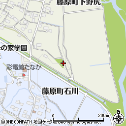 三重県いなべ市藤原町下野尻442周辺の地図