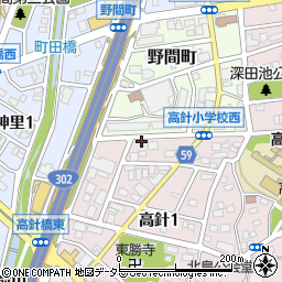 愛知県名古屋市名東区高針1丁目202周辺の地図