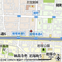 愛知県名古屋市中村区小鴨町251周辺の地図