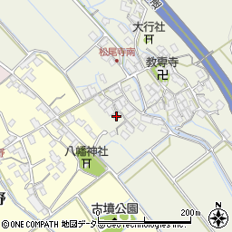 滋賀県愛知郡愛荘町松尾寺281周辺の地図
