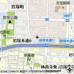 愛知県名古屋市中村区小鴨町232周辺の地図