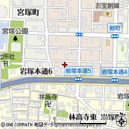 愛知県名古屋市中村区小鴨町233周辺の地図