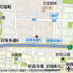 愛知県名古屋市中村区小鴨町242周辺の地図