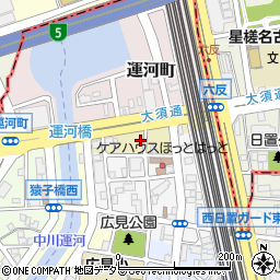 名鉄協商運河通１丁目駐車場周辺の地図