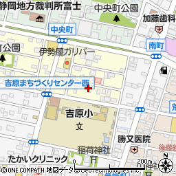 静岡県富士市緑町周辺の地図