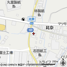静岡県富士市比奈618周辺の地図