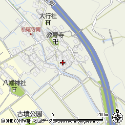 滋賀県愛知郡愛荘町松尾寺36周辺の地図
