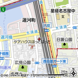名鉄協商西日置町駐車場周辺の地図