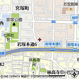 愛知県名古屋市中村区小鴨町228周辺の地図