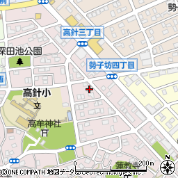 愛知県名古屋市名東区高針4丁目104周辺の地図