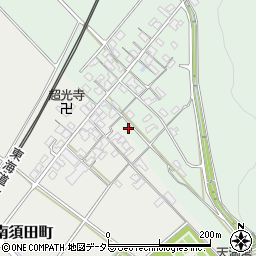 滋賀県東近江市北須田町666周辺の地図