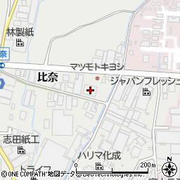 静岡県富士市比奈272周辺の地図