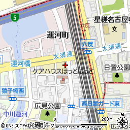 名古屋電飾本社周辺の地図