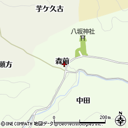 愛知県豊田市菅生町（森前）周辺の地図