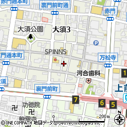ベストフィッシュ 大須本店周辺の地図