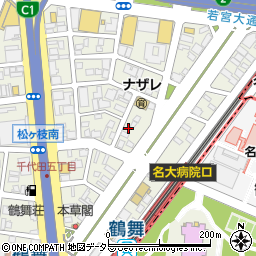 プレズ名古屋鶴舞周辺の地図