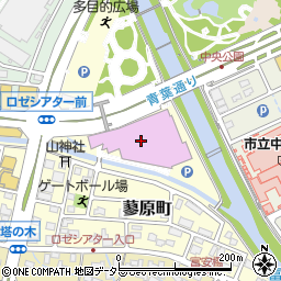 富士市文化会館ロゼシアター　小ホール周辺の地図