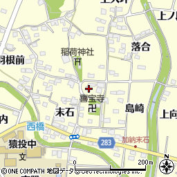 愛知県豊田市加納町末石65周辺の地図