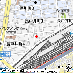 愛知県名古屋市中村区長戸井町3丁目周辺の地図