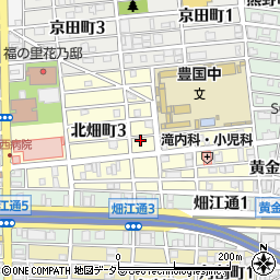 愛知県名古屋市中村区北畑町2丁目21周辺の地図