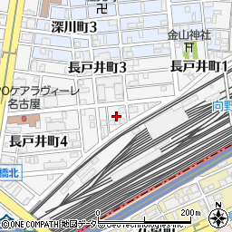 ダイアナ男子寮周辺の地図