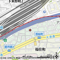 飯田鉄工所周辺の地図