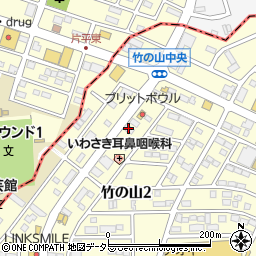 日進竹の山 個室焼肉 鉢屋周辺の地図