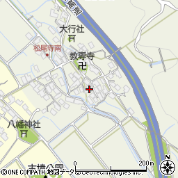 滋賀県愛知郡愛荘町松尾寺35周辺の地図